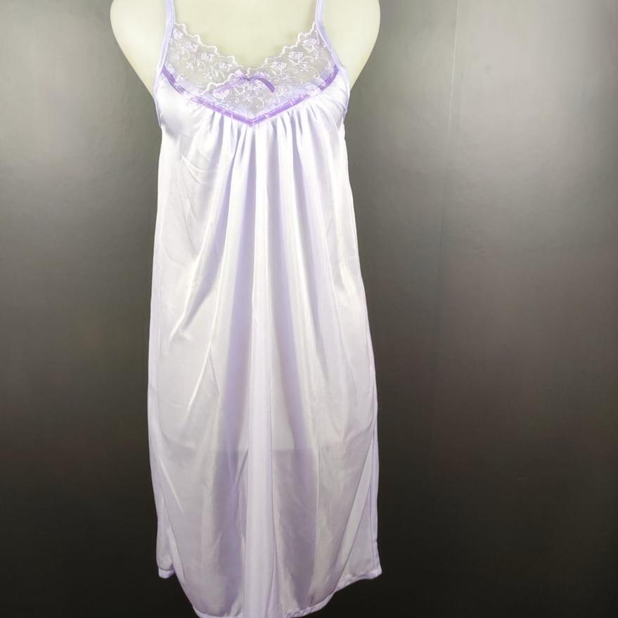 ✪ Hst Đầm Ngủ Kimono Phối Ren Đặc Biệt (Không Kèm Váy Đơn) - Hoa Lan Tím ◘