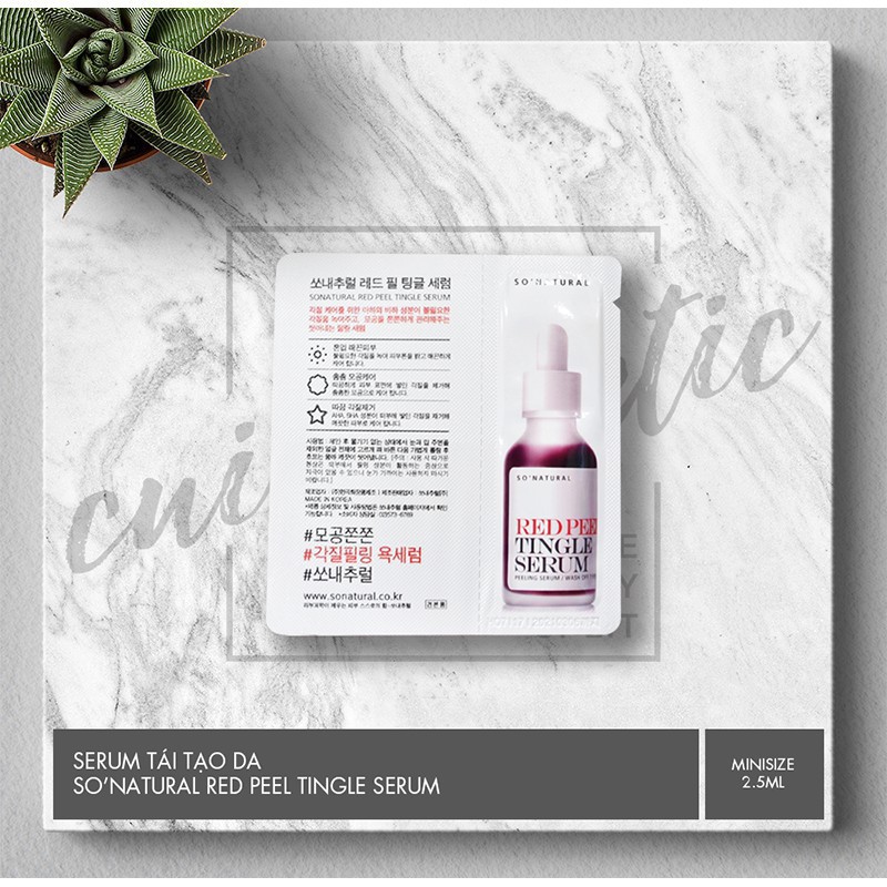 Sample Red Peel Tingle Serum 2,5ml | BigBuy360 - bigbuy360.vn