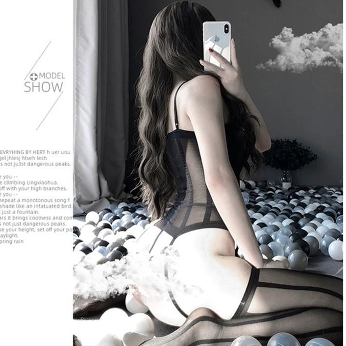 Đồ ngủ bodysuit liền vớ TuTu B019