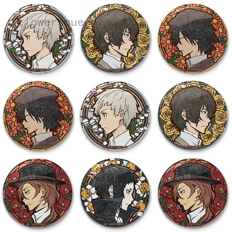 flowersqueen Ghim Cài Áo Họa Tiết Các Nhân Vật Trong Anime Độc Đáo Dễ Thương