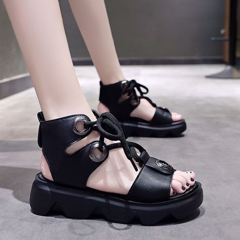 Giày Sandal Đế Dày Thời Trang Mùa Hè Phong Cách Mới Dễ Phối Đồ