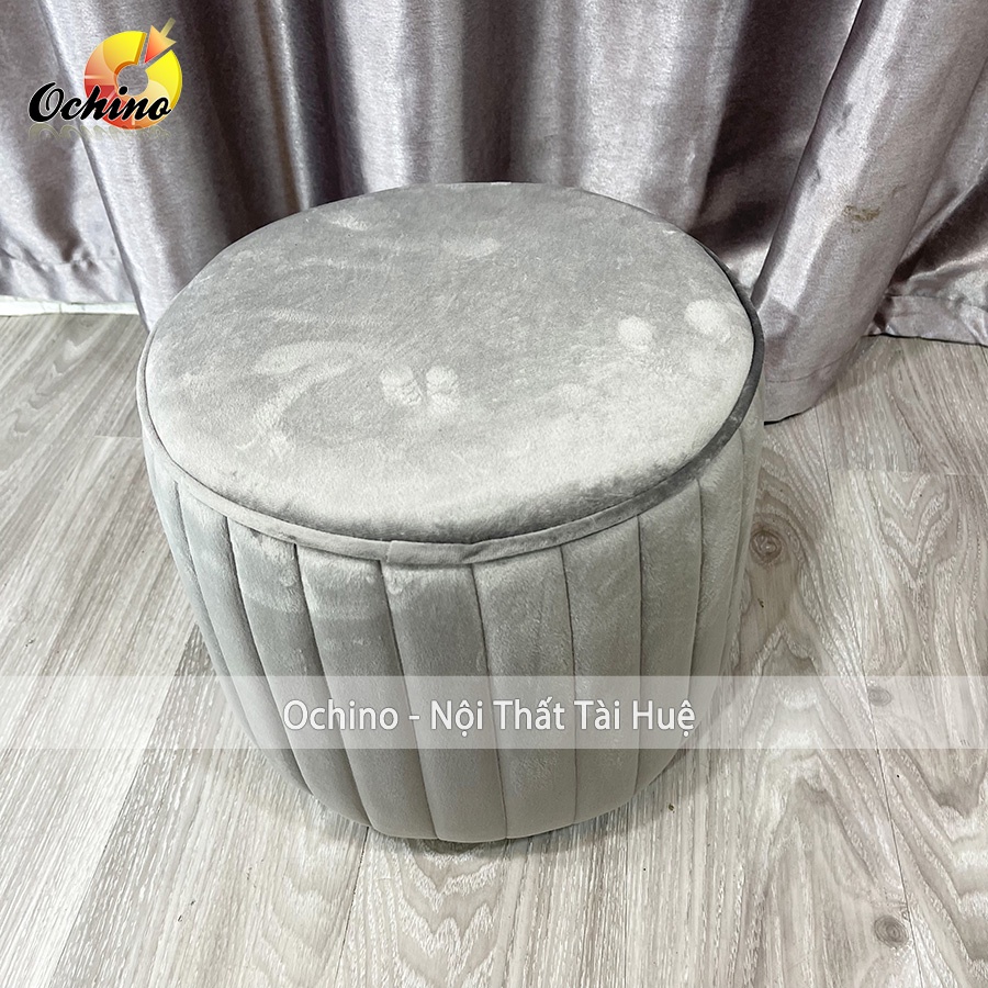 Ghế Đôn Tròn Thấp Phong Cách Bắc Âu, Đôn Tròn Sofa Phòng Khách Siêu Xinh Cao 27 Đường Kính 30 (có Sẵn)
