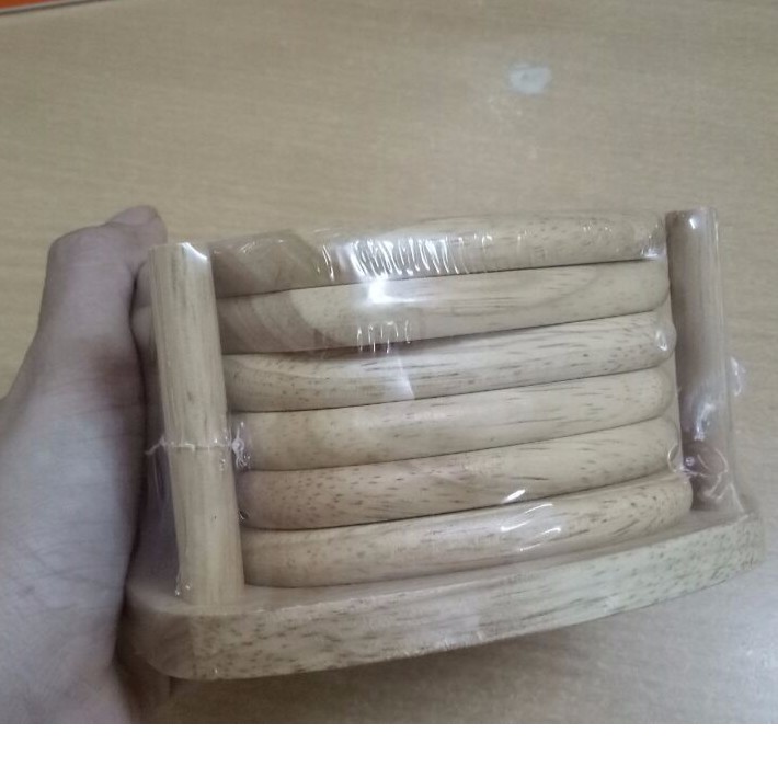 Bộ lót ly 6 cái GỖ ĐỨC THÀNH 20171