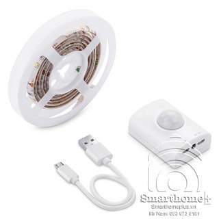 Đèn Led Dây Cảm Biến PIR Tủ Quần Áo Dùng Pin Sạc DL014