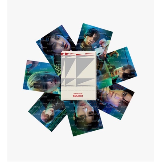 Lẻ merch Postcard Dimension Answer các thành viên ENHYPEN hàng chính hãng