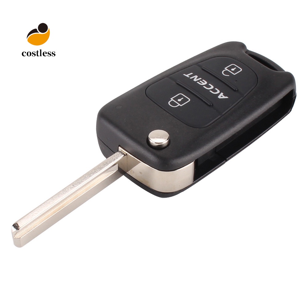 Túi Đựng Đồ Dùng Cao Cấp Tiện Dụng| Vỏ ChìA KhóA ĐiềU KhiểN Từ Xa, 3 NúT BấM Cho Hyundai Accent