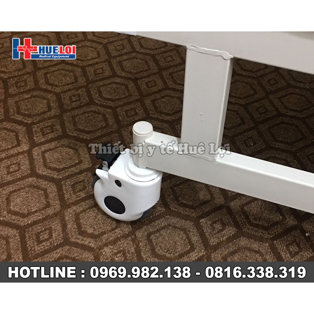 Giường bệnh nhân 4 tay quay nhập khẩu cao cấp HL3