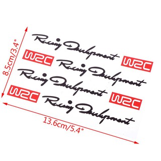 Bộ 4 Tem Dán tay nắm chữ "Racing Development TRD"