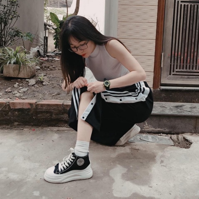 Quần cúc bấm
