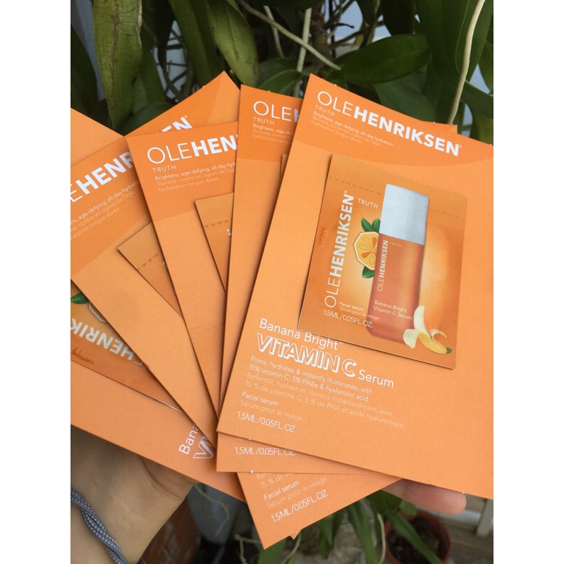 Sample (gói 1,5ml) serum trắng da olehenrikson vitamin C truth serum