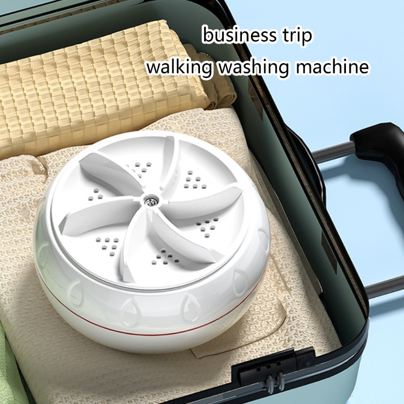 Tua Bin Máy Giặt Mini Bằng Sóng Siêu Âm Có Chức Năng Hẹn Giờ