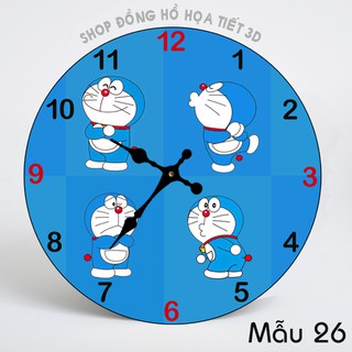 Đồng hồ treo tường Doremon