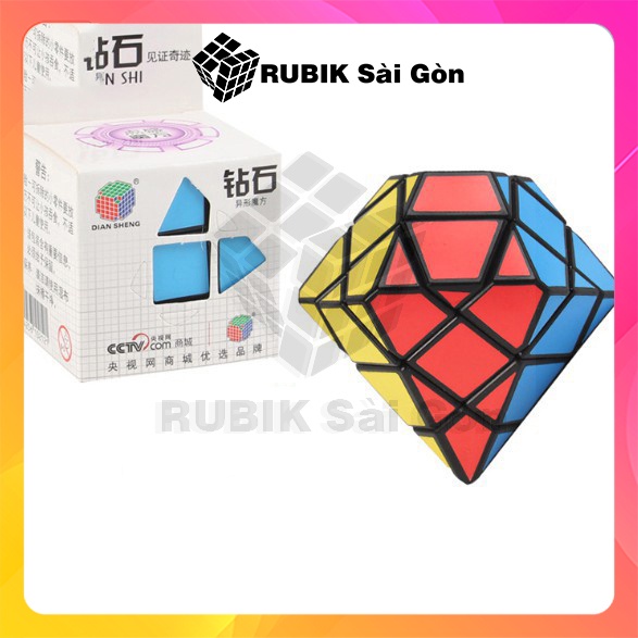 Rubik biến thể Diamond 3x3 Cube rubic viên kim cương siêu khó xịn đẹp xoay mượt không gắt