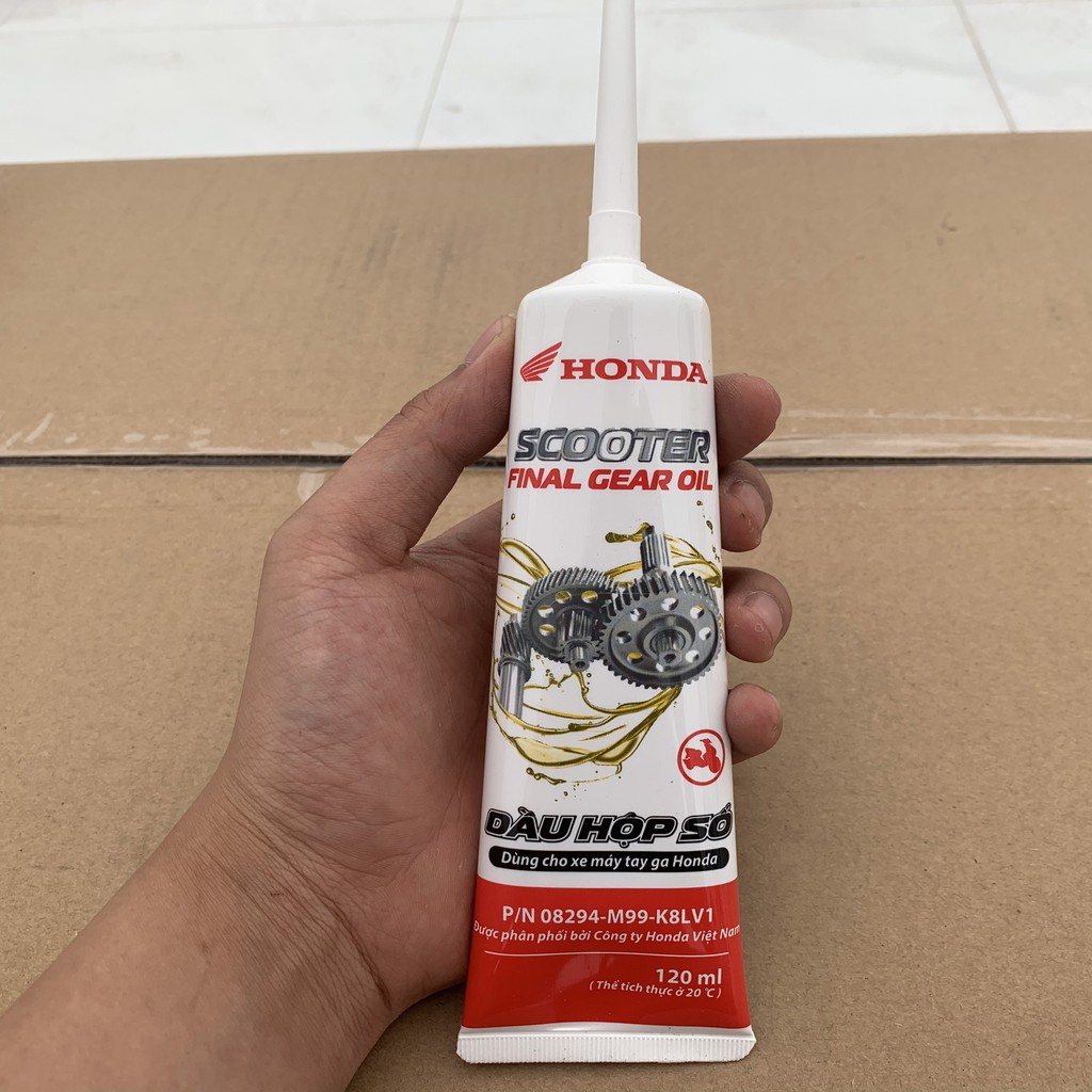 Dầu nhớt hộp số | Dầu láp xe tay ga | Nhớt láp xe tay ga Honda Scooter Final Gear Oil 120ml cho xe tay ga