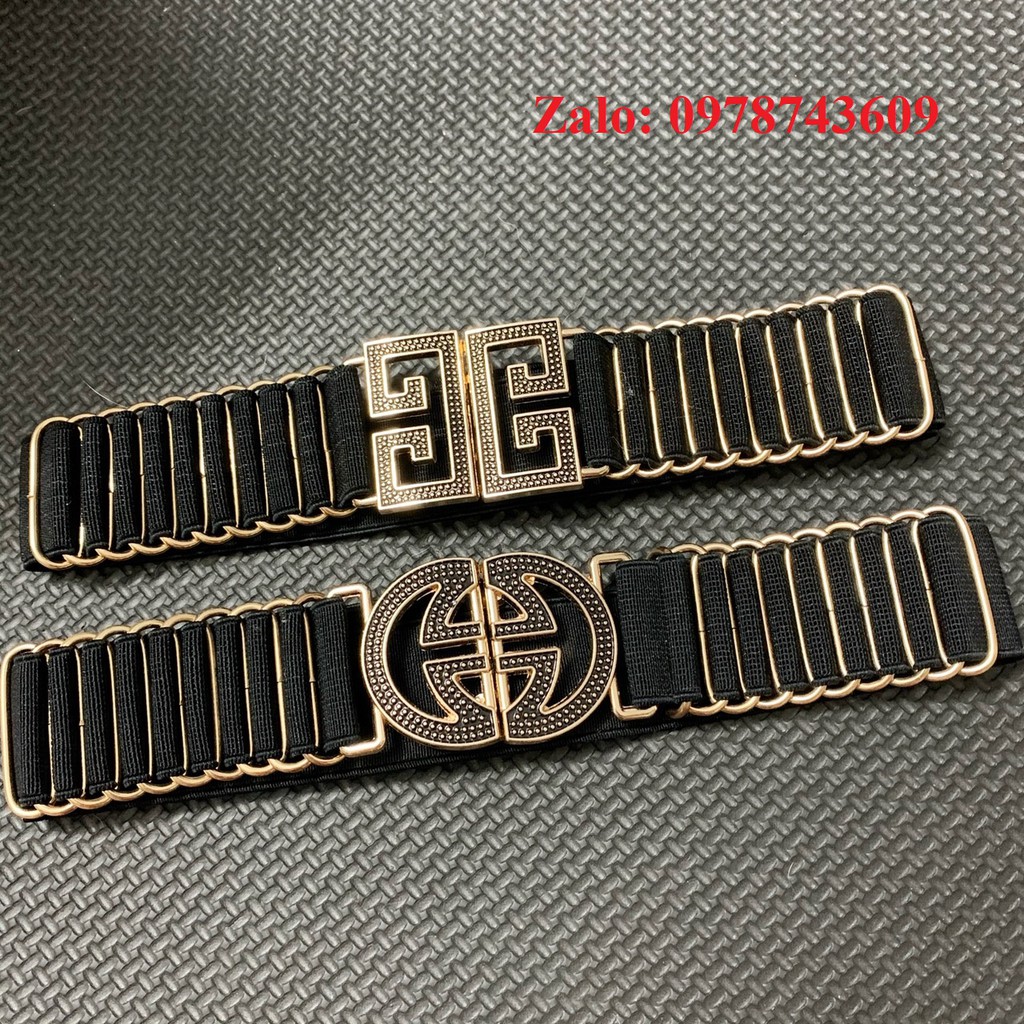 Đai váy thắt lưng nữ G KẾT ĐỒNG 3cm