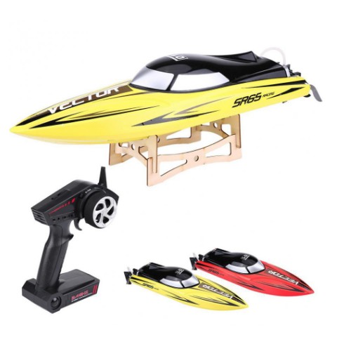 Cano điều khiển từ xa RC Vector SR65 V792-5 (792-5 tàu thuyền mô động chống lật , tốc độ 55km/h, sóng điều khiển 2.4Ghz.