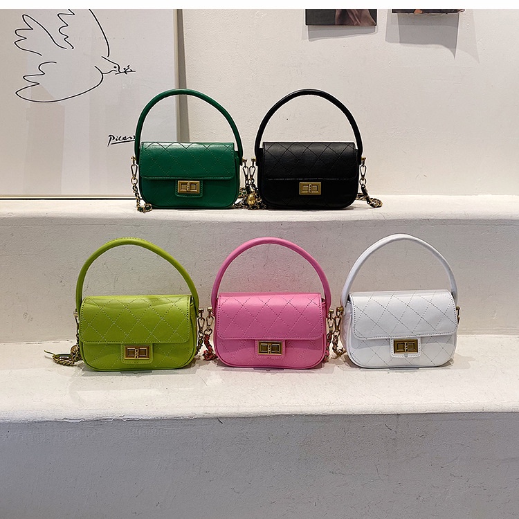 Túi đeo chéo IELGY họa tiết hình thoi thời trang dành cho nữ