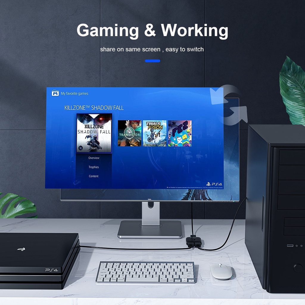 Bộ chia gộp USB 3.0 chuyển đổi một cổng sang 2 cổng có thể hoạt động hai hướng ngược chiều ORICO HS2-B1 -Hàng chính hãng