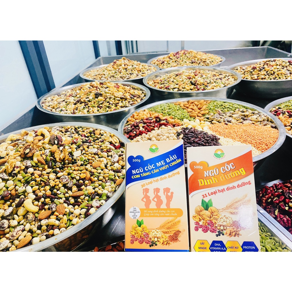 Ngũ Cốc Mẹ Bầu Chính Hãng Đông Dương Siêu Dinh Dưỡng 30 Loại Hạt 500g