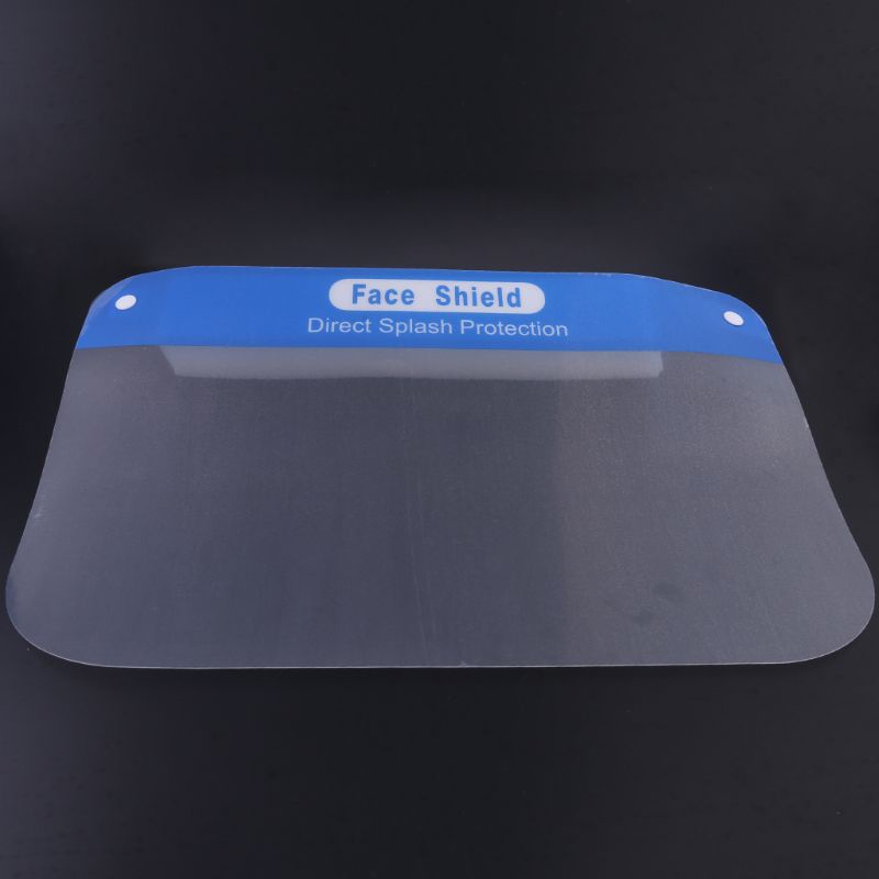 Tấm Chắn Bảo Vệ Mặt Bằng Nhựa PET Trong Suốt Chống Bắn Nước / Bụi Bẩn Tiện Dụng Cho Nam Và Nữ