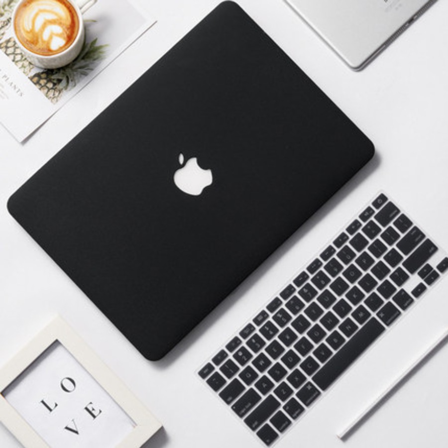 Combo ốp Macbook Kèm Phủ Phím (5 Màu) - Nhựa ABS bảo vệ toàn diện