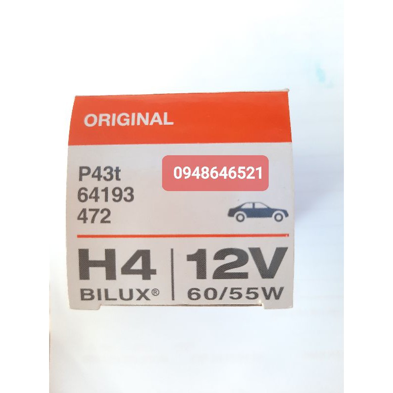 Bóng đèn Osram 12v H4 60/55w chính hãng 100% 🇩🇪 xe máy, ô tô.0