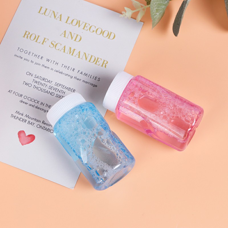Bình nước bong bóng xà phòng 50ml 💖DIN SHOP💖 Lọ/Bình xà phòng súng bắn bong bóng, cá heo thổi bóng