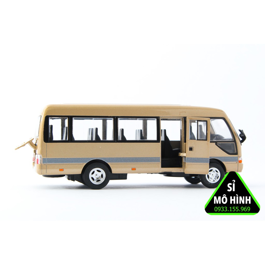 Mô hình xe khách Toyota Coaster Bus 1:32