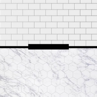 Phụ kiện chụp ảnh - Phông nền 2 mặt tường gạch & vân đá marble tổ ong - Gippy Decor