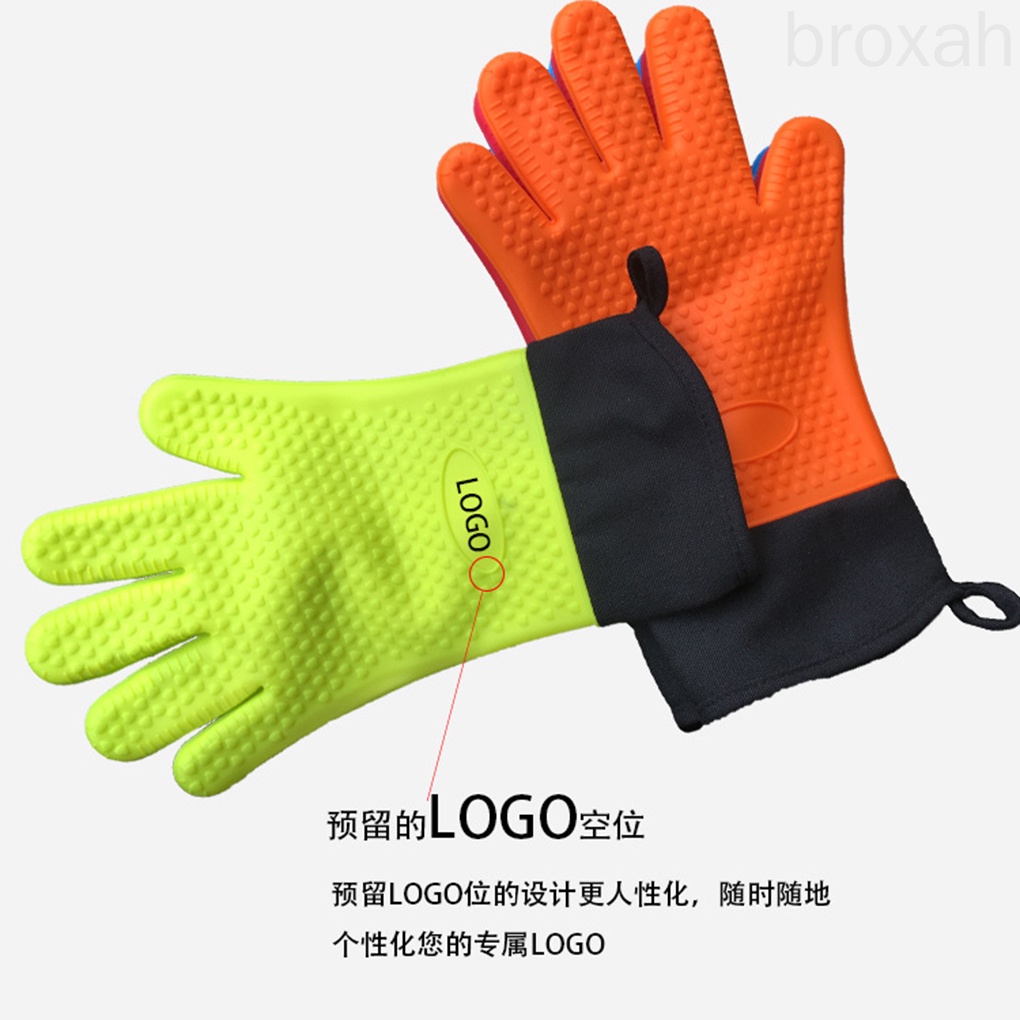 Găng Tay Silicone Cách Nhiệt Chống Trượt Dùng Cho Lò Vi Sóng
