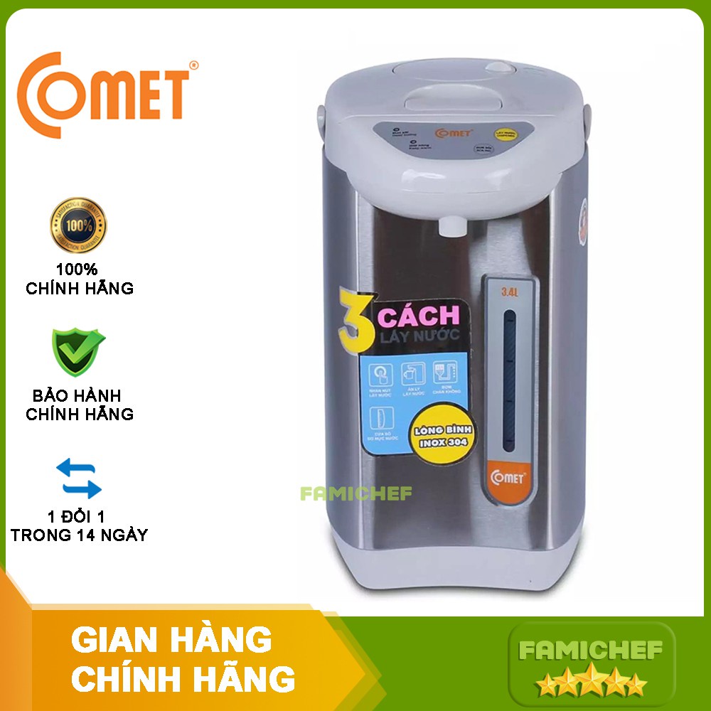 Bình thủy điện comet CM-3217 (Dung tích 3.4 lít) - Hàng chính hãng
