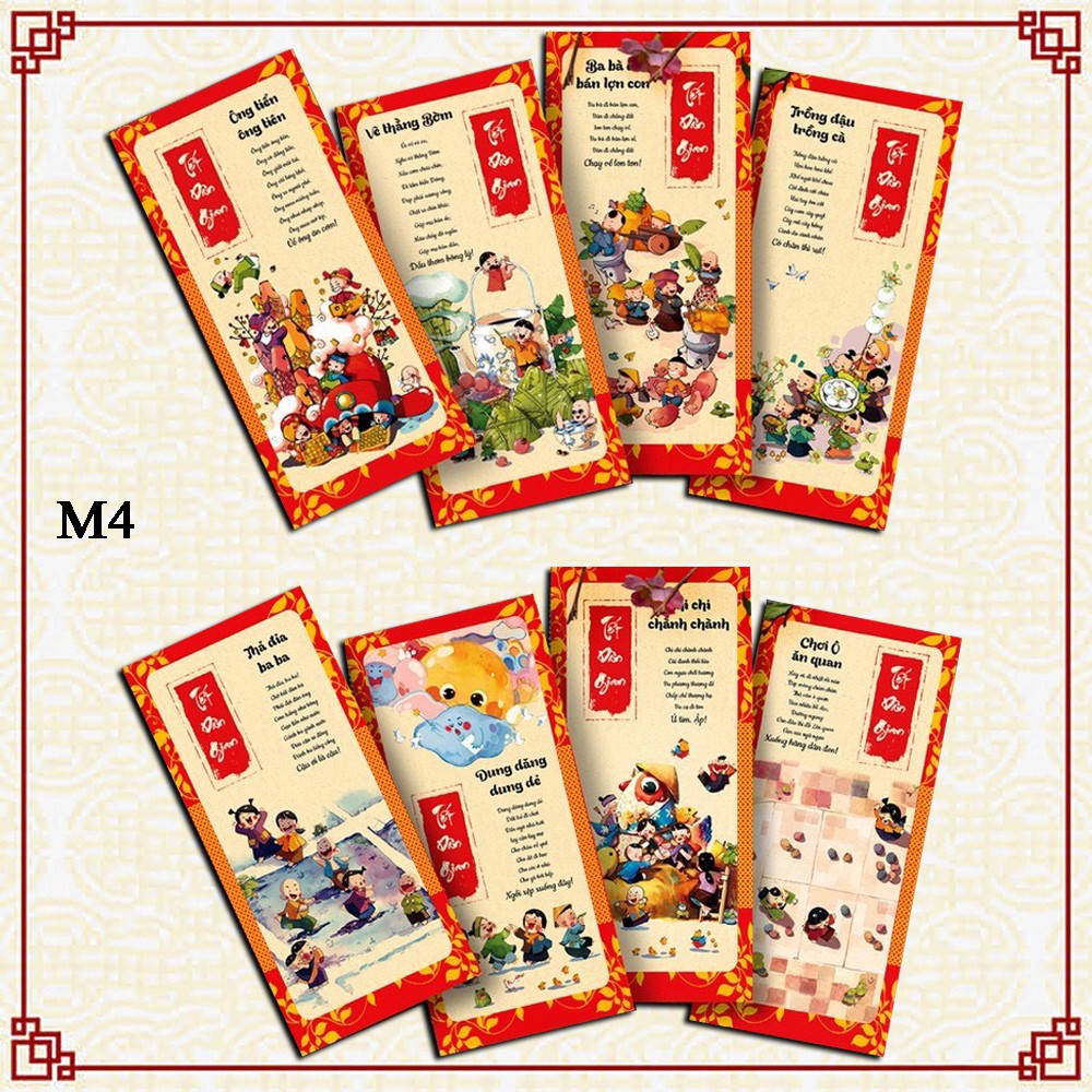 Combo 100 bao lì xì Tết Giáp Thìn 2024 tổng hợp nhiều mẫu giá sỉ ⚡FREESHIP⚡ Lì Xì 2024