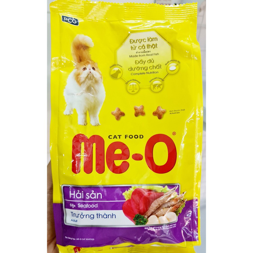 Hạt Cho Mèo, Đồ Ăn Cho Mèo Lớn _Meo_O Các Vị 350g