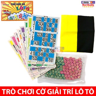 Bộ Cờ Lô Tô Giấy - Cờ Giải Trí Lô Tô 90 Số