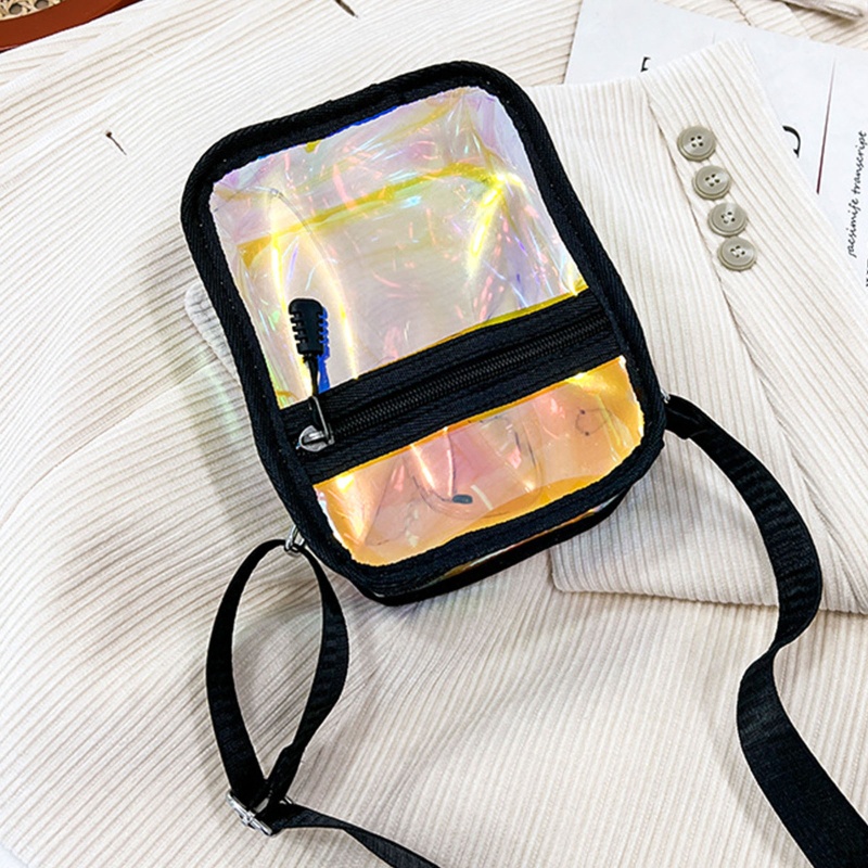 Túi Đeo Chéo Vai Bằng PVC Thời Trang Mùa Hè Cho Nữ