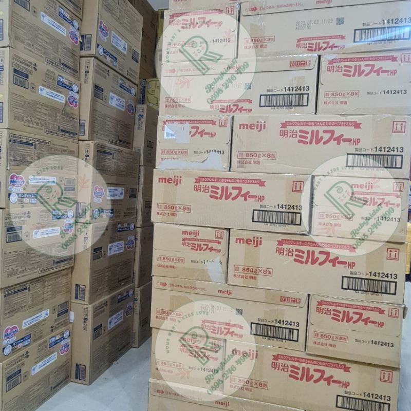 [AIR] SỮA MEIJI HP lon 850g cho bé DUDB - mẫu mới date 2024