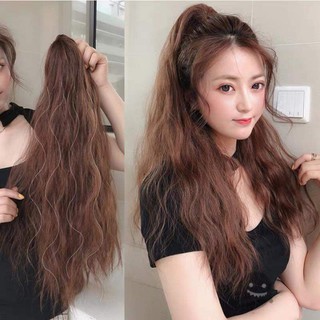 [ FREESHIP ] Tóc giả nữ ngoặm xù mì tơ chịu nhiệt tốt, bấm, uốn, duỗi, gội thoải mái