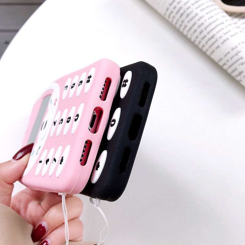 Ốp Điện Thoại Silicon Mềm Chống Sốc Kèm Dây Đeo Phong Cách Retro Cho Nokia