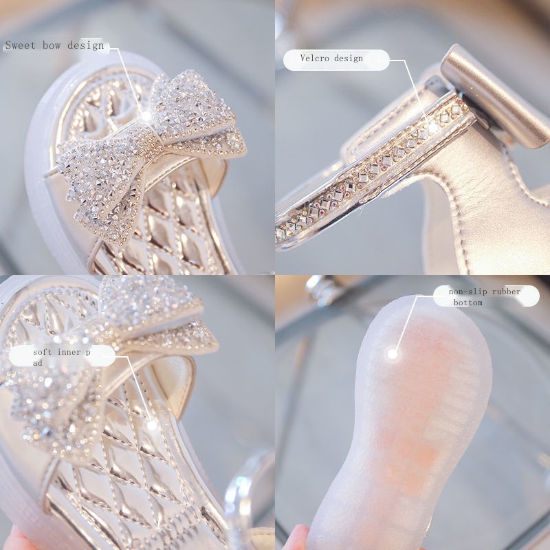 Xăng đan Công Chúa Thời Trang Hàn Quốc 2022 Cho Bé Gái