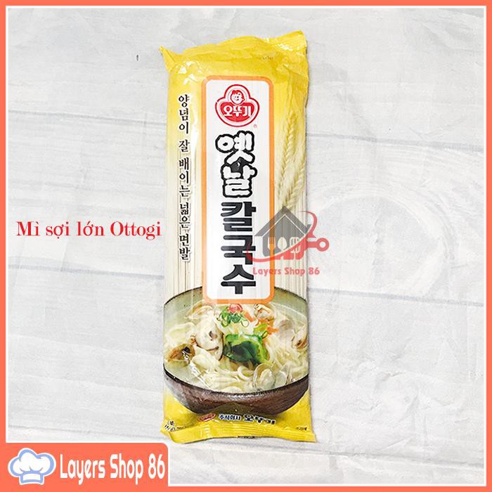 2 MÌ SỢI LỚN OTTOGI 900g - NGUYÊN LIỆU LÀM MÌ TƯƠNG ĐEN