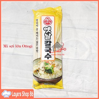 2 MÌ SỢI LỚN OTTOGI 500g - NGUYÊN LIỆU LÀM MÌ TƯƠNG ĐEN