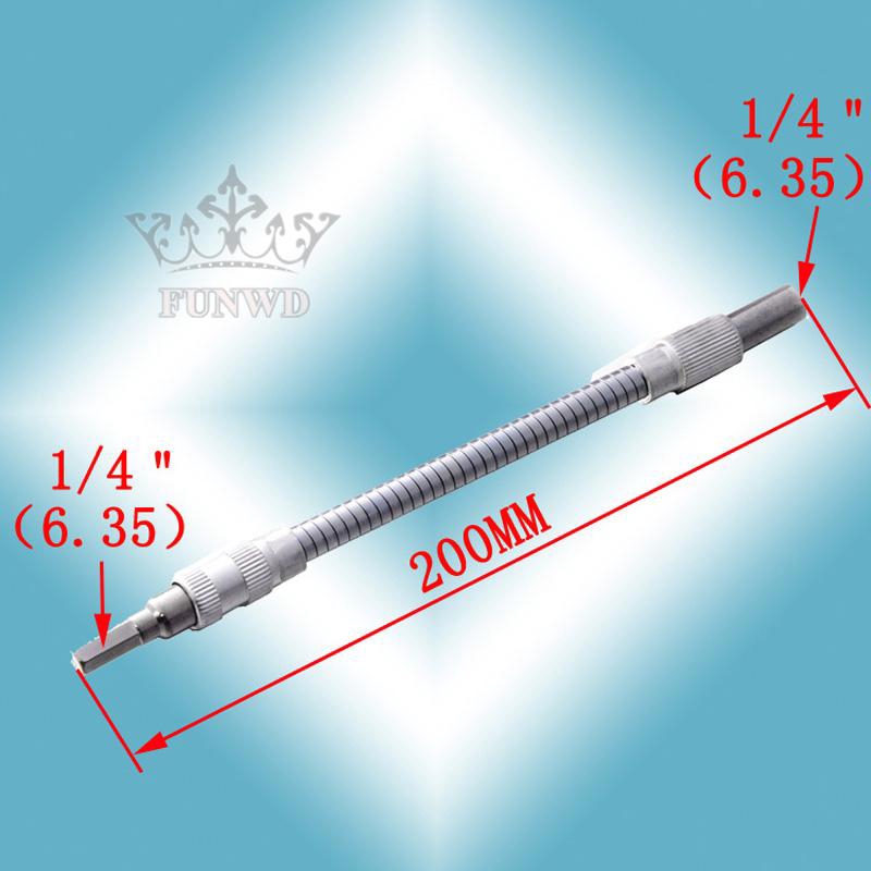 Trục linh hoạt gắn máy khoan linh hoạt 150/200/300/400mm bằng kim loại