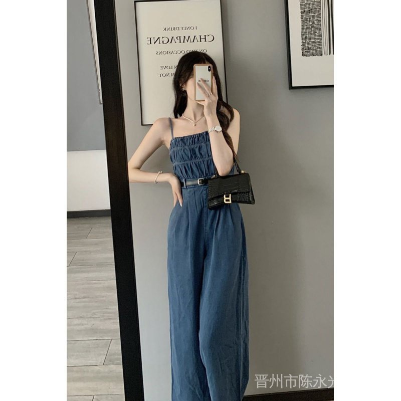 set đồ nữ váy chân váy váy nữ váy đi biển đầm dự tiệc chân váy dài váy trắng váy hoa nhí dáng xòe chữ a ao chống nắng toàn thân đầm hoa nhí cổ vuông tay bồng bộ đũi bèo tiểu thư do lot ren sexy Áo Liền Quần Denim Hai Dây Mùa Hè 2022 Dáng Rộng Eo Cao Phon