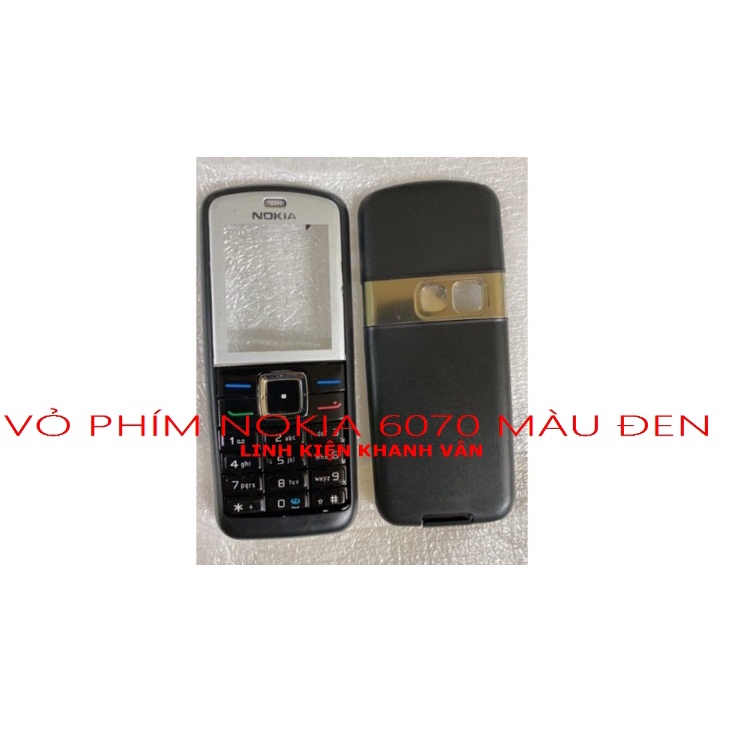 VỎ PHÍM NOKIA 6070 MÀU ĐEN