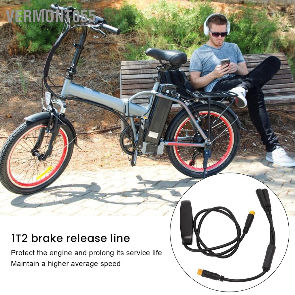 Vermont055 E Bike Shifting Sensor Protect Engine Giao diện 3 pin Conversion Kit Bộ phận để nâng cấp sửa đổi EBicycle