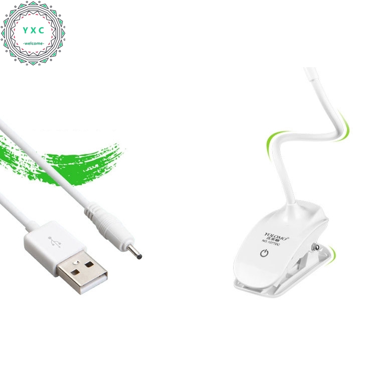 Đèn LED kẹp bàn xoay 360 độ sạc USB tiện dụng