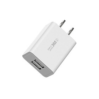 Củ sạc nhanh 2 cổng USB- WK  U56, công suất 10W (5V-2A)