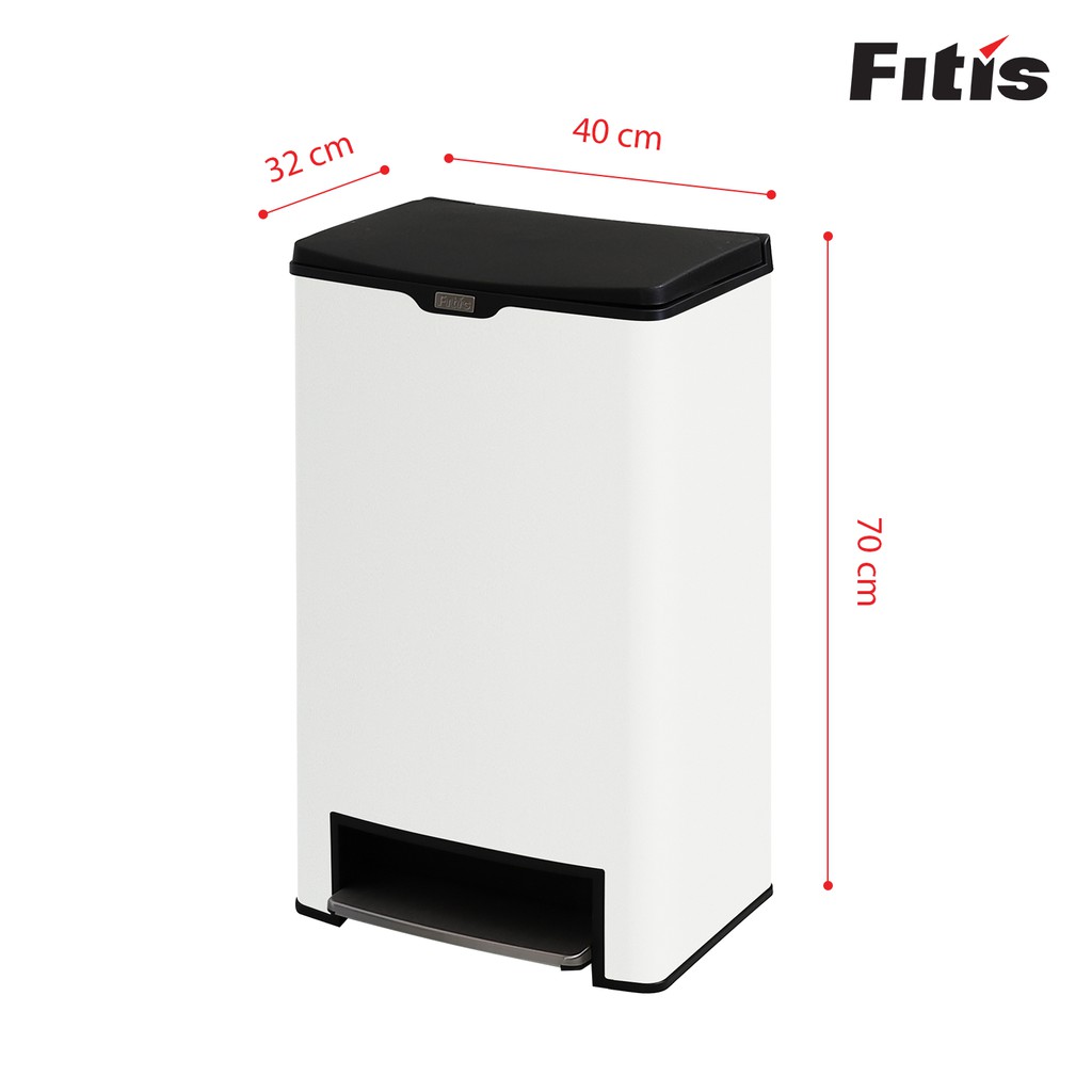 Thùng rác Fitis Mega Đạp - 40L