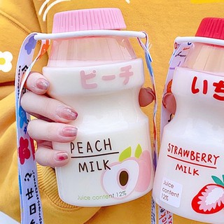 ( Hoả tốc giao liền)Bình đựng nước, trà sữa, nước trái cây tiện lợi siêu cute
