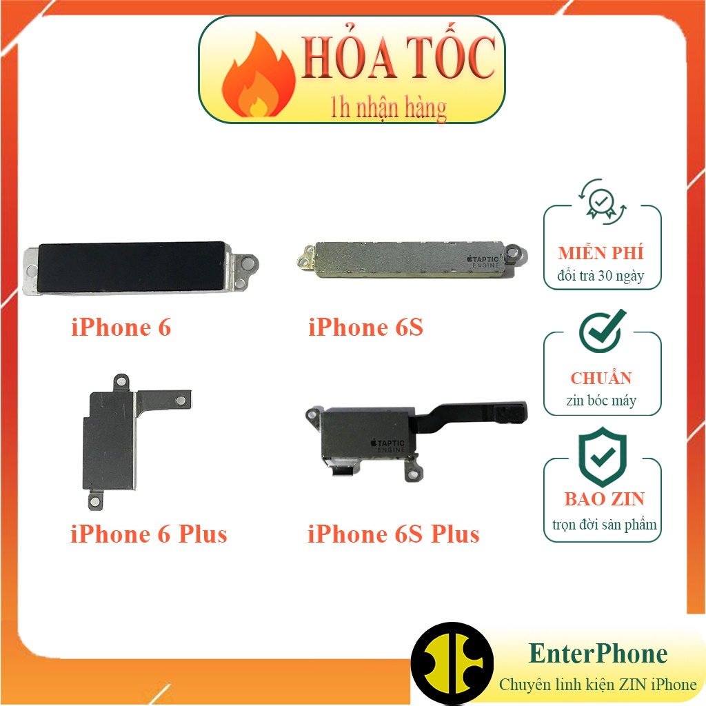 Cục rung iPhone 6/ 6S/ 6 Plus/ 6S Plus ZIN BÓC MÁY